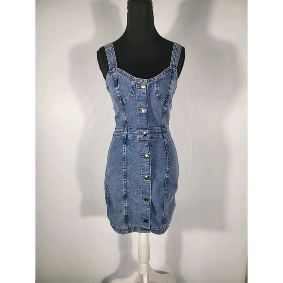 Dividend Blue Jean Overall For Women's - Picture 1 of 9